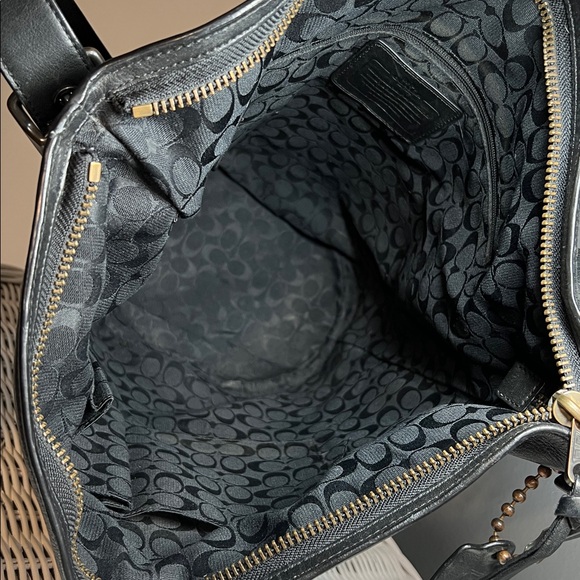 Coach Black Leather Bag - Picture 11 of 15